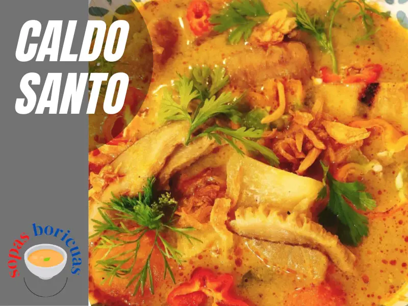 receta caldo santo puertorriqueño