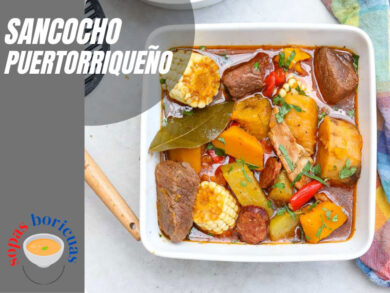 Receta SANCOCHO PUERTORRIQUEÑO