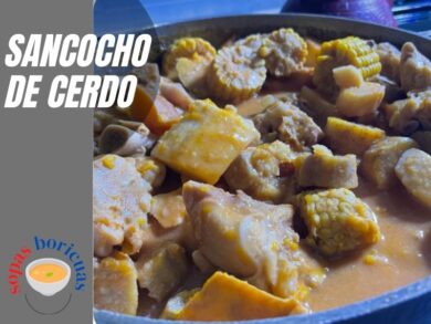 Receta SANCOCHO DE CERDO Puertorriqueño