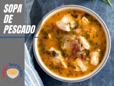 Receta SOPA DE PESCADO de PUERTO RICO