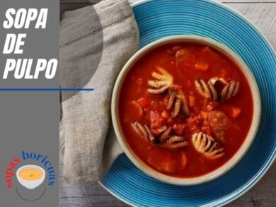 Receta SOPA DE PULPO Boricua