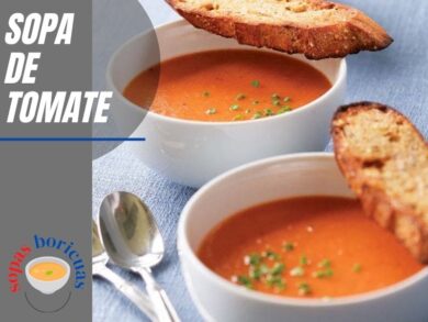 Receta SOPA DE TOMATE Puertorriqueña